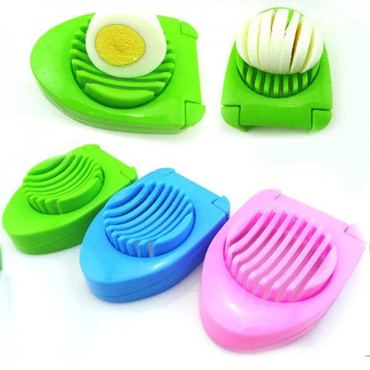 Multipurpose Plastic Egg Slicer Cutter | Perfect Slices for Eggs, Fruits & Soft Foods | With 20-Day Money Back Guarantee