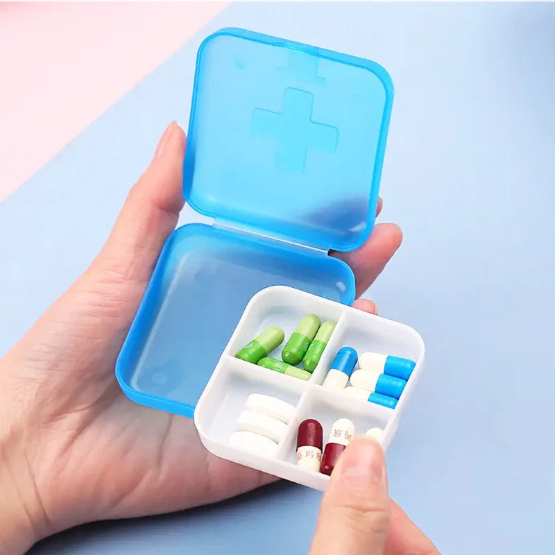 Pill Box Medicine Holder – Portable Medicine Organizer Case