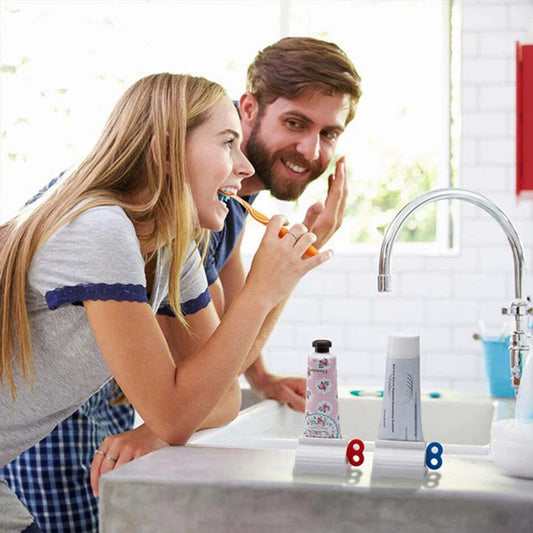 Rotary Toothpaste Squeezer – Easy Tube Dispenser for Bathroom, Kitchen & Cosmetics