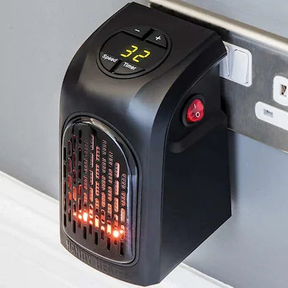 400W Electric Handy Room Heater | Portable Mini Heater for Home, Office & Travel | With 20-Day Money Back Guarantee |